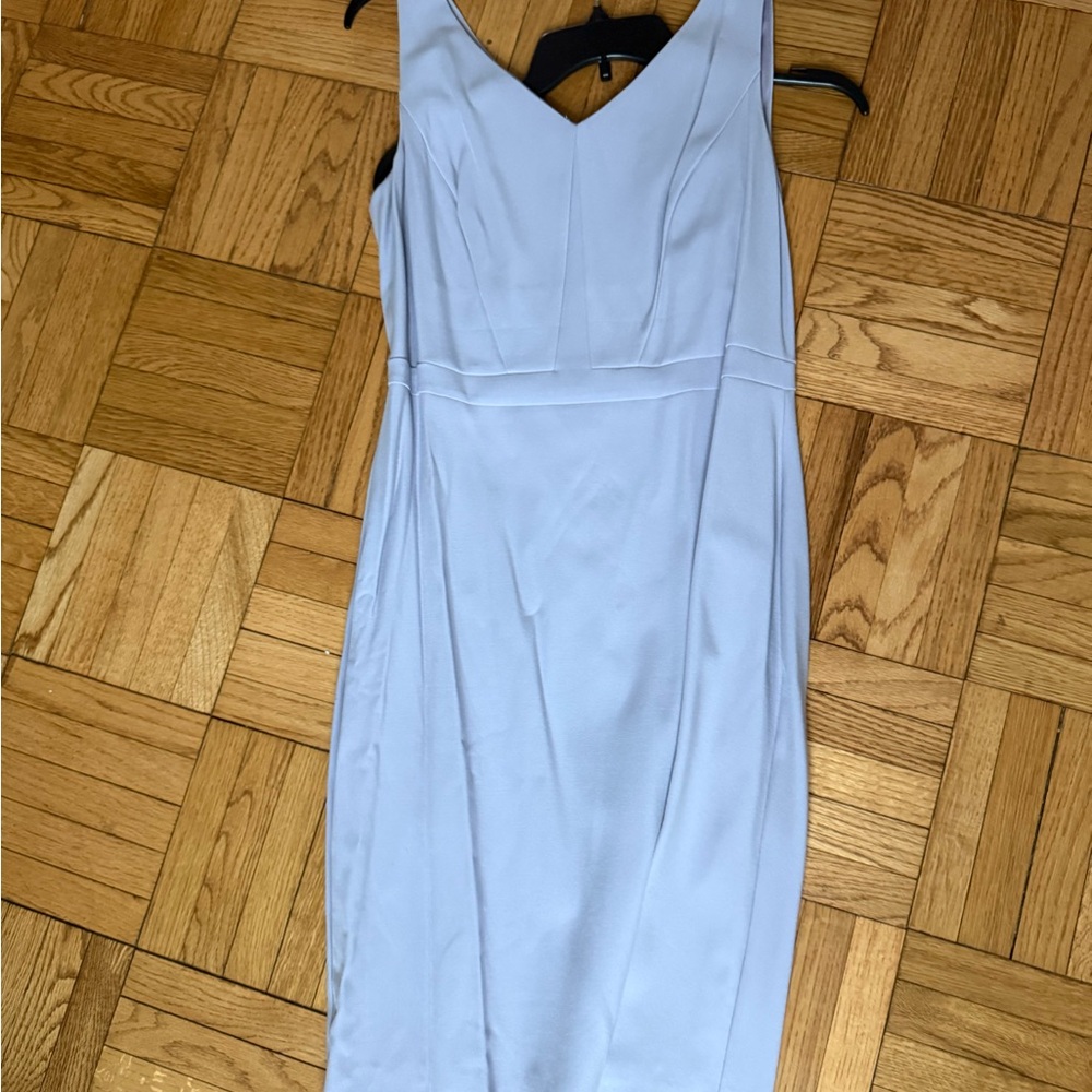 Classic Sleeveless Lavendar Sheath Dress